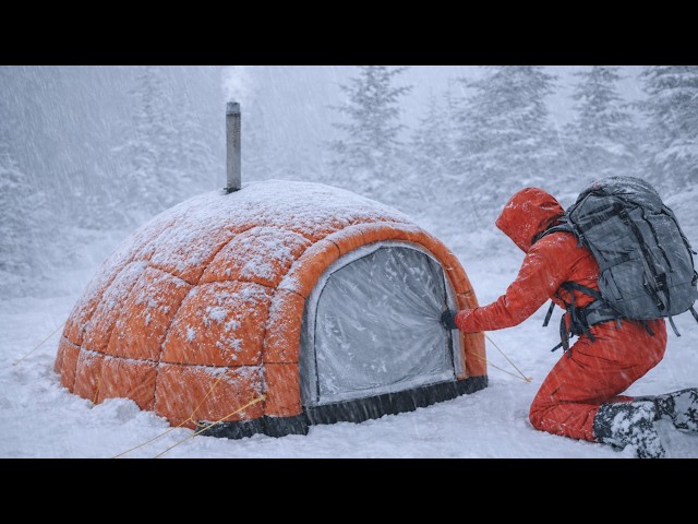 Why Insulated Tents Are a GAME CHANGER for Winter SNOWSTORM Survival