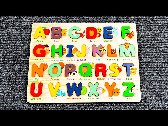 Learn ABC with Alphabet Game | Best Learn ABC Puzzle | Preschool Toddler Learning Videos