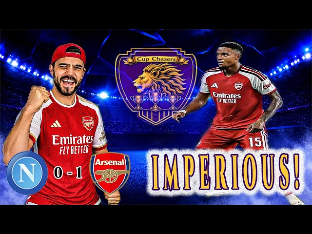 IMPERIOUS KONSA!! NAPOLI 0-1 ARSENAL! CHAMPIONS LEAGUE MATCH REACTION!