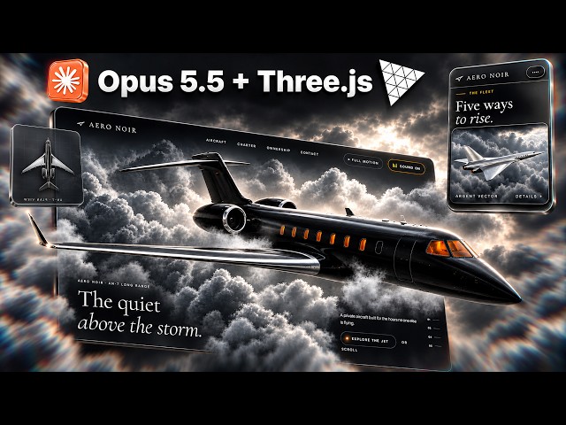 Build a Cinematic 3D Website with Claude Opus 5.5 + Three.js