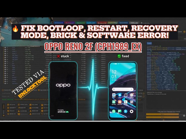 🔥 FLASH OPPO RENO 2F CPH1989 VIA UNLOCKTOOL! FIX FILE TESTED!