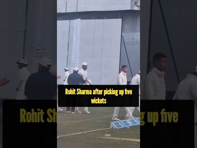 What a comeback after 2 years. #ranjitrophy #bcci #indiandomesticcricket #rohitsharma #jkca