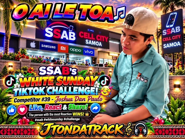 O ai le Toa | Joshua Dan Paulo Cover JT@ Samoa Music Style| White Sunday Challenge #Jtondatrack 