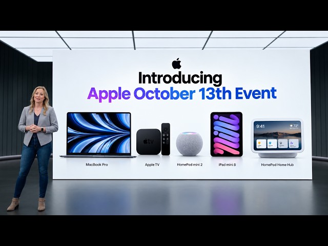 Apple October Event LEAKED! Touchscreen OLED MacBook Pro & iPad Mini Revealed!