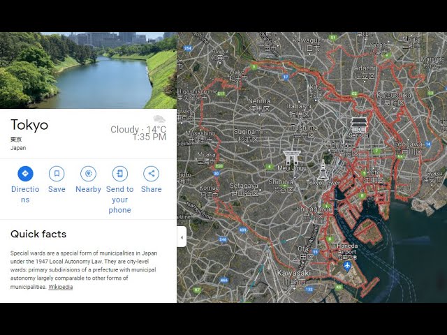 Quick visit of Tokyo thru Google Maps | Traveling Around The World With Google Maps #1