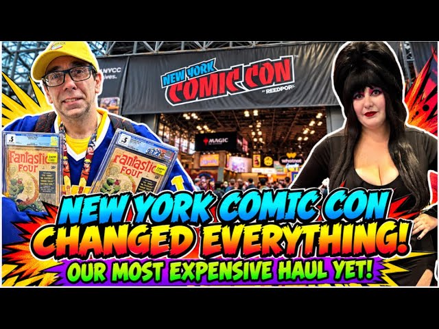 We Spent HOW MUCH at NYCC?! Our Biggest Comic Book Haul EVER!