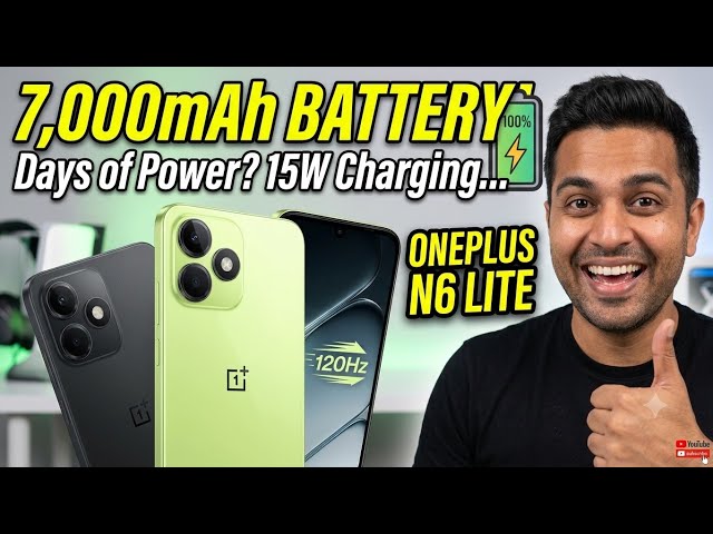 OnePlus N6 Lite 4G Unveiled: Massive 7000mAh Battery Power!