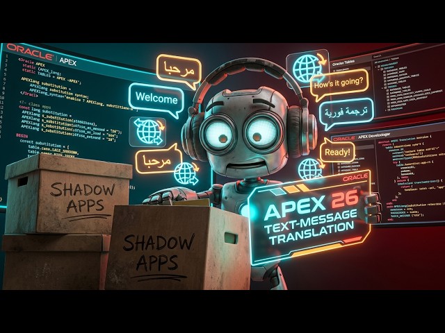 Migrating Pre-APEX 26 App Language to New Method | ترقية ترجمة التطبيقات لنظام أوراكل أبيكس 26