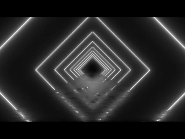 Neon Diamond Tunnel Loop | Retro-Futuristic Background | VJ Loop Motion Graphics 4K