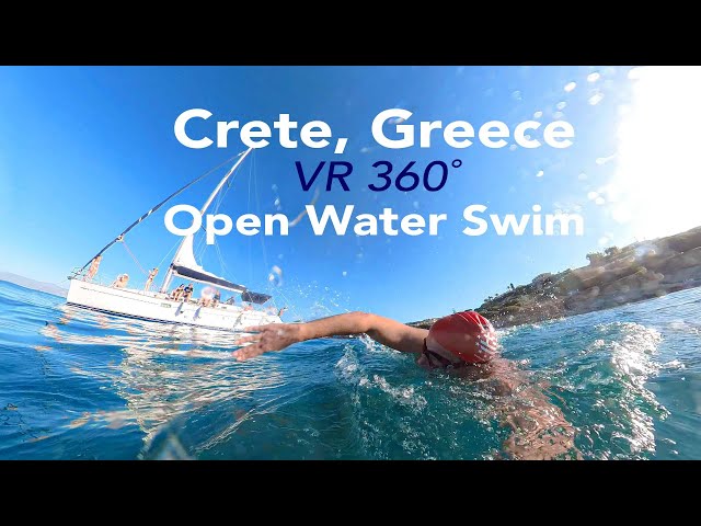 Crete, Greece VR 360 Open Water Swim Compilation (June 2022)