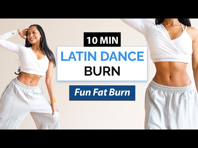 10 MIN LATIN DANCE WORKOUT to Lose Weight | No Jumping, Full Body Fat Burn (Reggaeton)