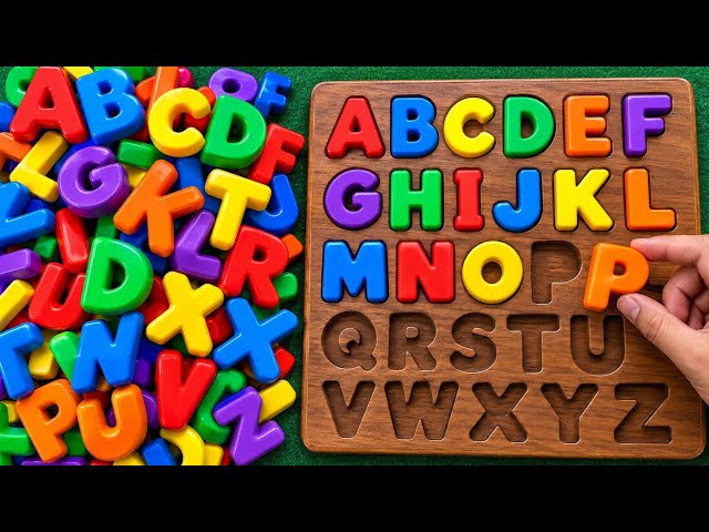 🔥 ABC Alphabet Puzzle Challenge 🧩 | Learn A to Z with Colorful Letters | PART 1