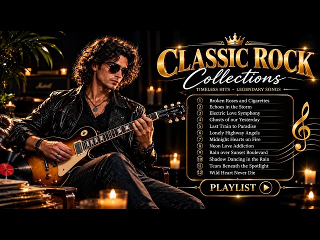 ACDC, Nirvana, U2, Aerosmith, Metallica, Bon Jovi | Classic Rock Collections Epic 80s & 90s Hits |17