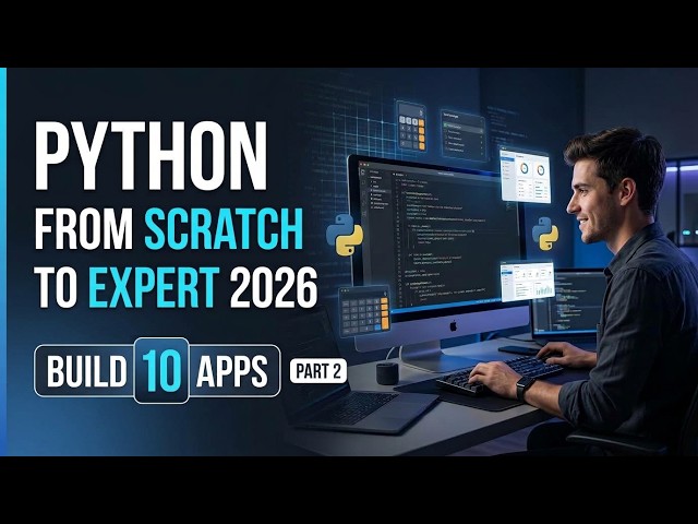Python From Scratch to Expert 2026 | Build 10 Real-World Python Apps in One Full Course Part-2