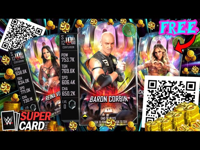 *5* FREE🔥 CENTURION SPECIAL LIMITED EDITION CARDS!! WWE SuperCard 