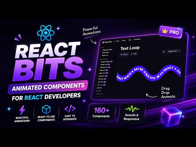 Build INSANE React UIs with React Bits | 160+ Animated Components (Free)