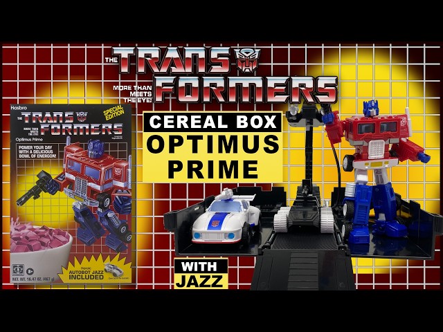 Cereal Box Optimus Prime - The Transformers - SDCC Exclusive - Unboxing & Review