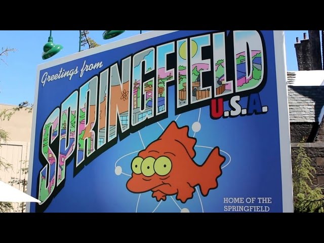 SIMPSONS SPRINGFIELD - Universal Studios Hollywood - Food Tour