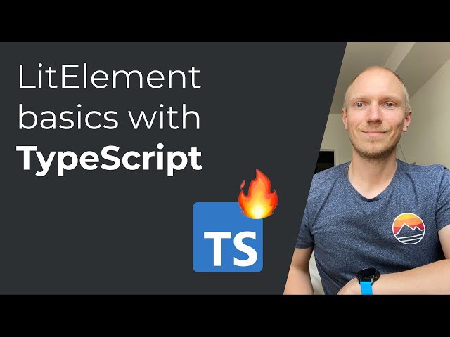 LitElement basics tutorial with TypeScript (Vaadin Fusion client-side views)