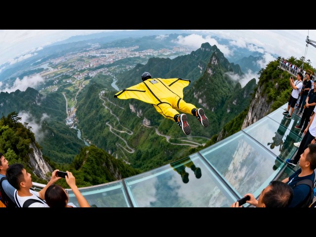 Wing mounted Flight Daily Training # Wing mounted Pilot Zhang Shupeng