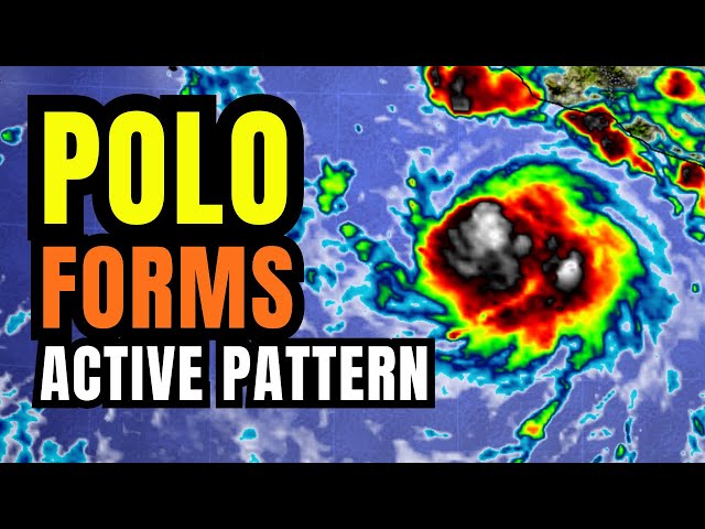 Polo forms in the Pacific as the Atlantic gets MORE Active...