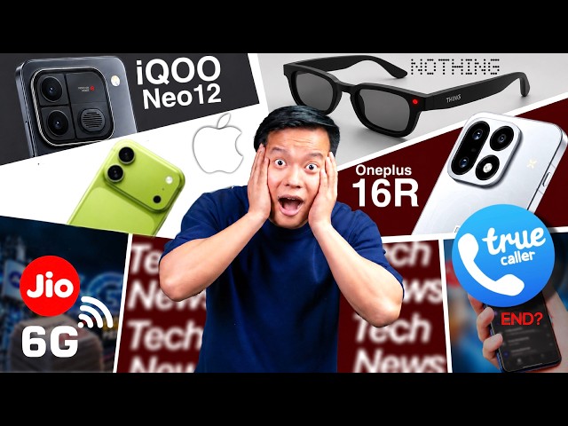 Jio 6G India😍, iQOO Neo 12 Confirmed Specs, Nothing SmartGlass coming?😎, iPhone 18 Launch & more