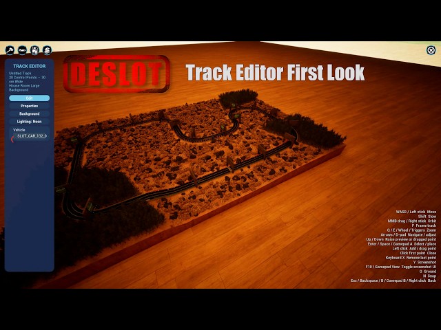 First Look at the Track Editor | DESLOT Dev Update