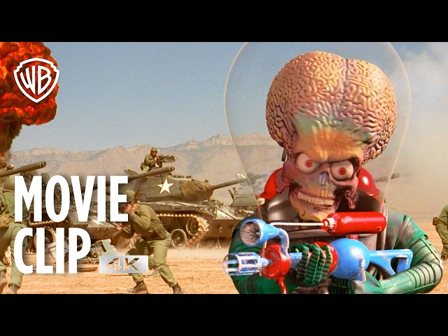 Mars Attacks! 4K | The First Martian Attack | Movie Clip | Warner Bros. Entertainment