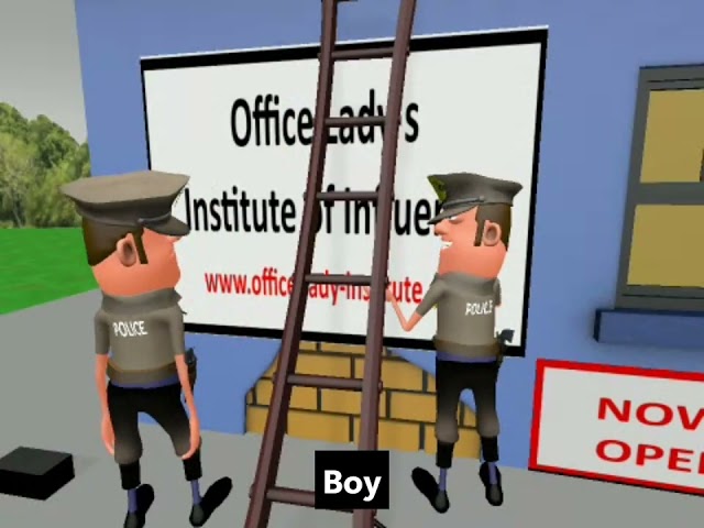 Police Saga # 157 B  3D, political, satirical, animated, psychology, authority, tactical, tyranny,