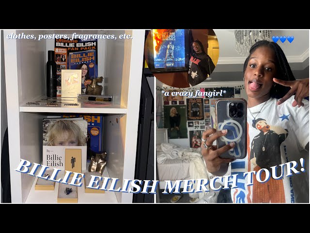 billie eilish merch tour *as a huge fangirl* !!