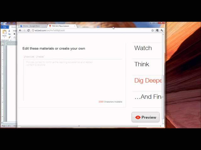 Flipping Instruction With Ted Ed - My Overview and Experiment
