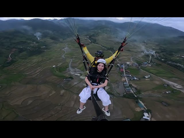 Paragliding In Vietnam Acro Flying Heli