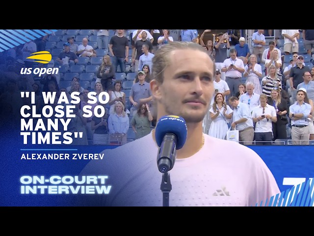 Alexander Zverev On-Court Interview | 2026 US Open Semifinal