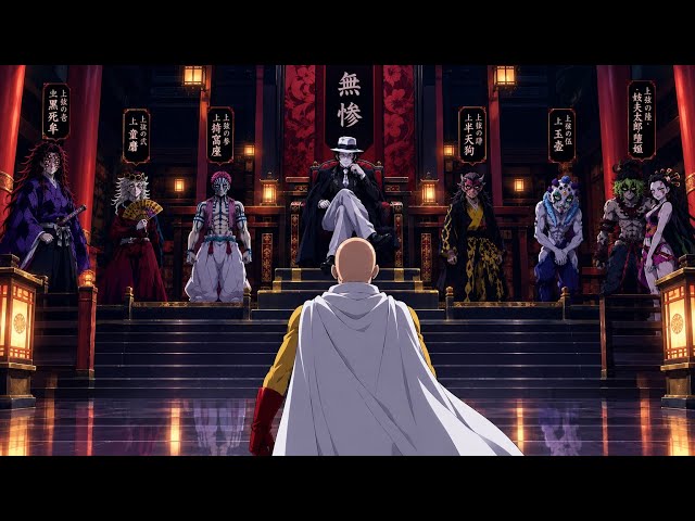 Saitama VS All Upper Rank Demons & Muzan Full Fight | Animation Explained | #Goku #Saitama #Anime