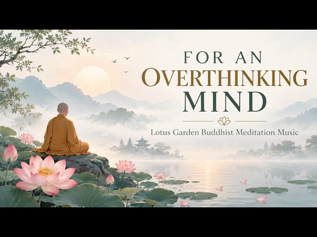 For an Overthinking Mind 🌸 Lotus Garden Buddhist Meditation Music