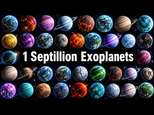1 Septillion Exoplanets... But Could Life Exist on Only 1% of Them? | 20+ Planet Types