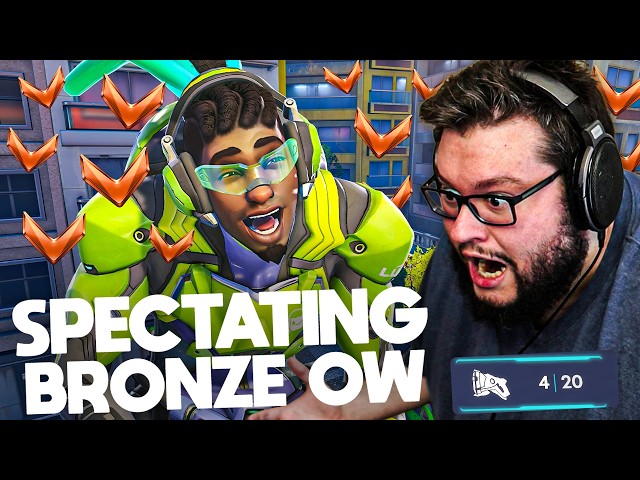 I Spectated The WORST Bronze Lucio I've EVER Seen In Overwatch