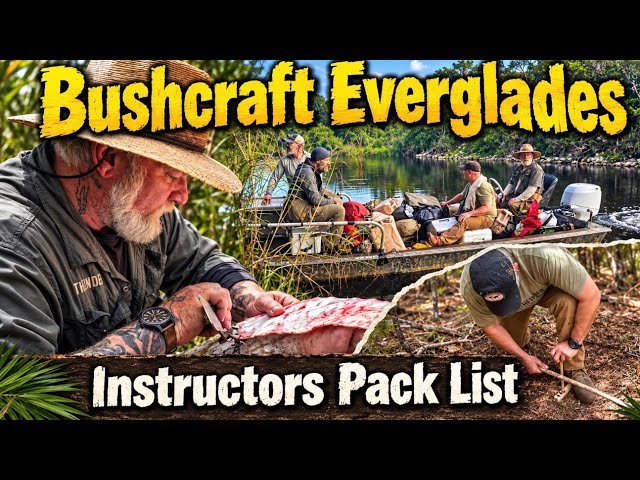 Everglades Bushcraft: What a Survival Instructor Packs | Dave Canterbury
