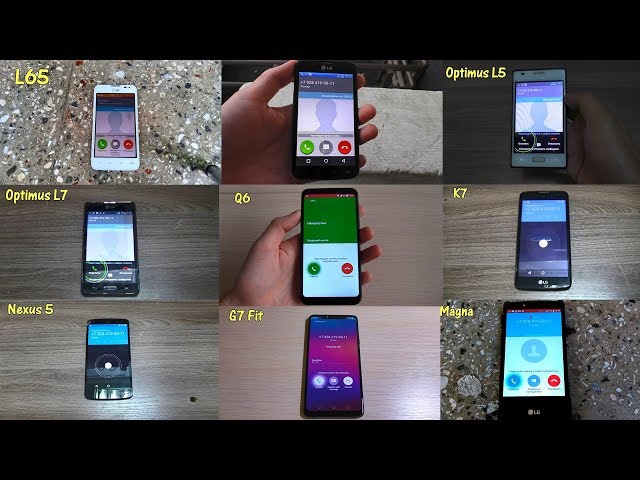 All my LG Phones incoming calls