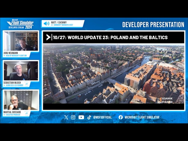 MSFS 2024 Dev Q&A Recap: World Update 23 Poland & The Baltics, Shared Cockpit Update, & More!
