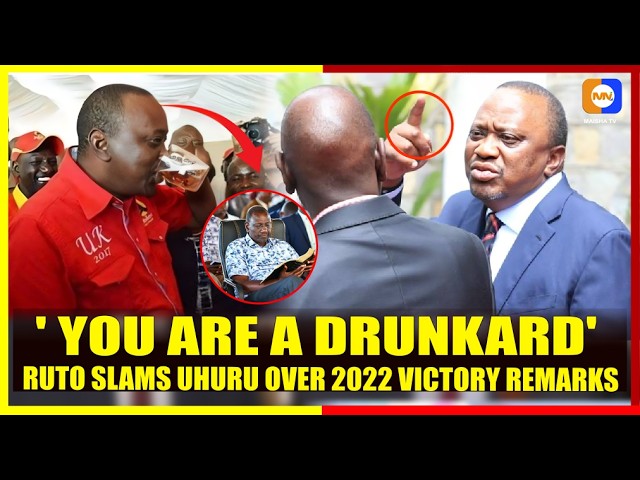 Ruto Mocks Uhuru as "Drunk" and "Confused" in Church After Uhuru Says Raila Won 2022