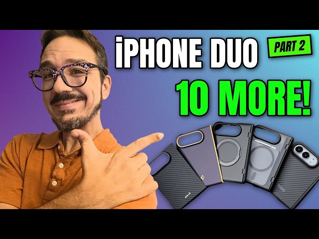 I Tested 10 MORE iPhone Duo Cases - Mous, Speck,, Spigen, Ridge, MOBOSI And More!