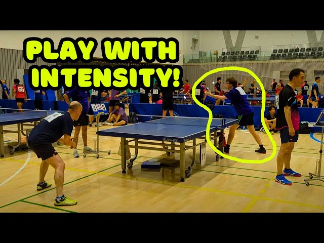The Best Table Tennis Players Play With INTENSITY