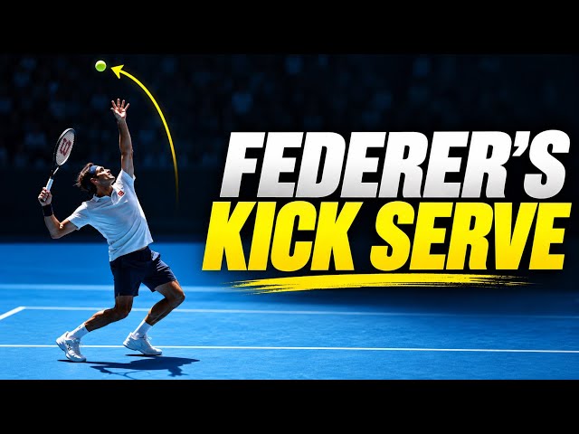 Why Roger Federer’s Kick Serve Was So EFFECTIVE!