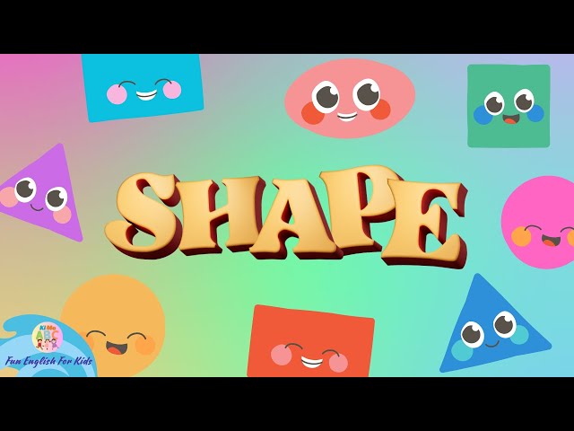 Kindergarten Words - Shapes - Vocabulary for Kids