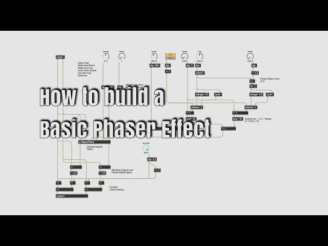 How to build a basic Phaser Effect | Max for Live Tutorial