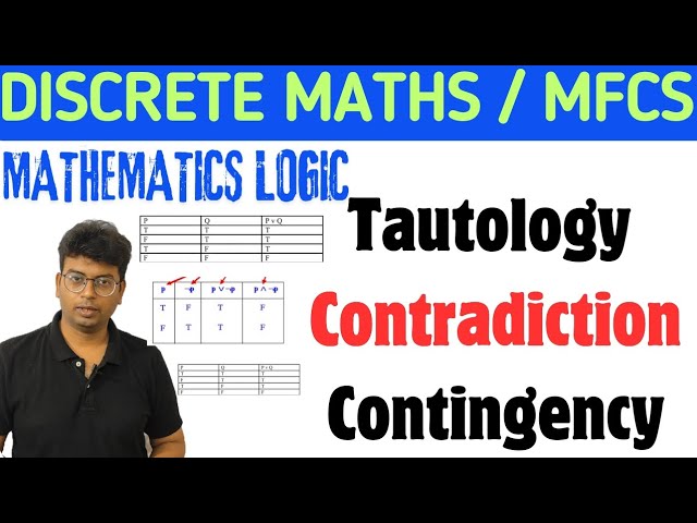 Btech discrete maths| MFCS |unit -1 mathematics logic|Mathematical foundation of computer science