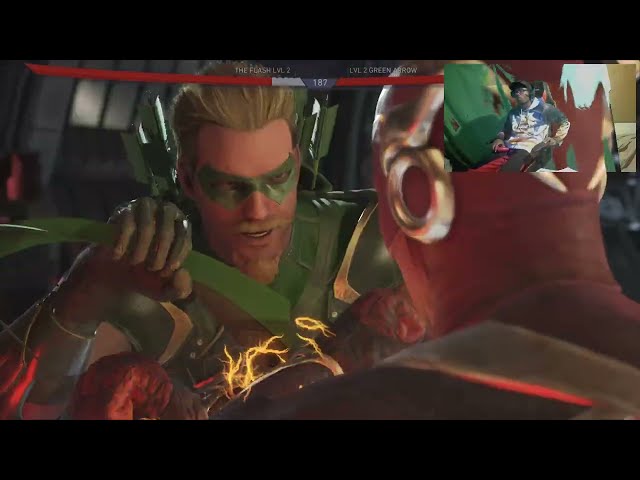 Injustice 2: Legendary Edition -- 1v1 family Game The flash VS Green Arrow DC fans!