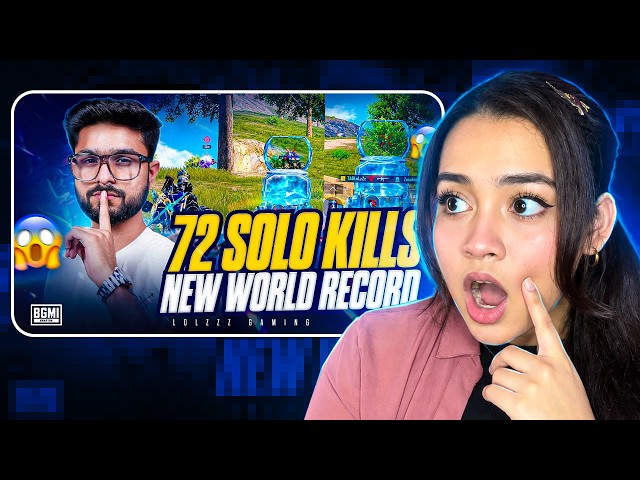 72 KILLS BY LOLZZ GAMING NEW RECORD | LATIFA GAMING REACTS TO LOLZZ GAMING @LoLzZzGaming