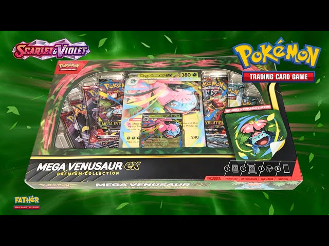 Pokémon Mega Venusaur ex Premium Collection Unboxing